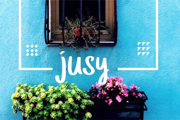 Jusy Font Poster 1