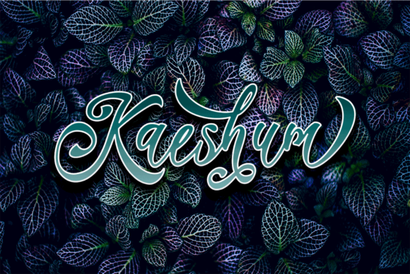 Kaeshum Script Font