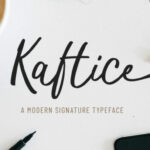 Kaftice Font Poster 1