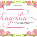 Kagesha Font Poster 1