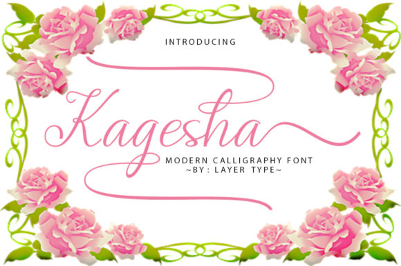 Kagesha Font Poster 1