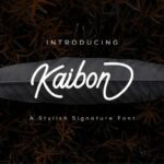 Kaibon Font Poster 1