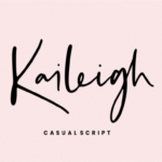 Kaileigh Font Poster 1