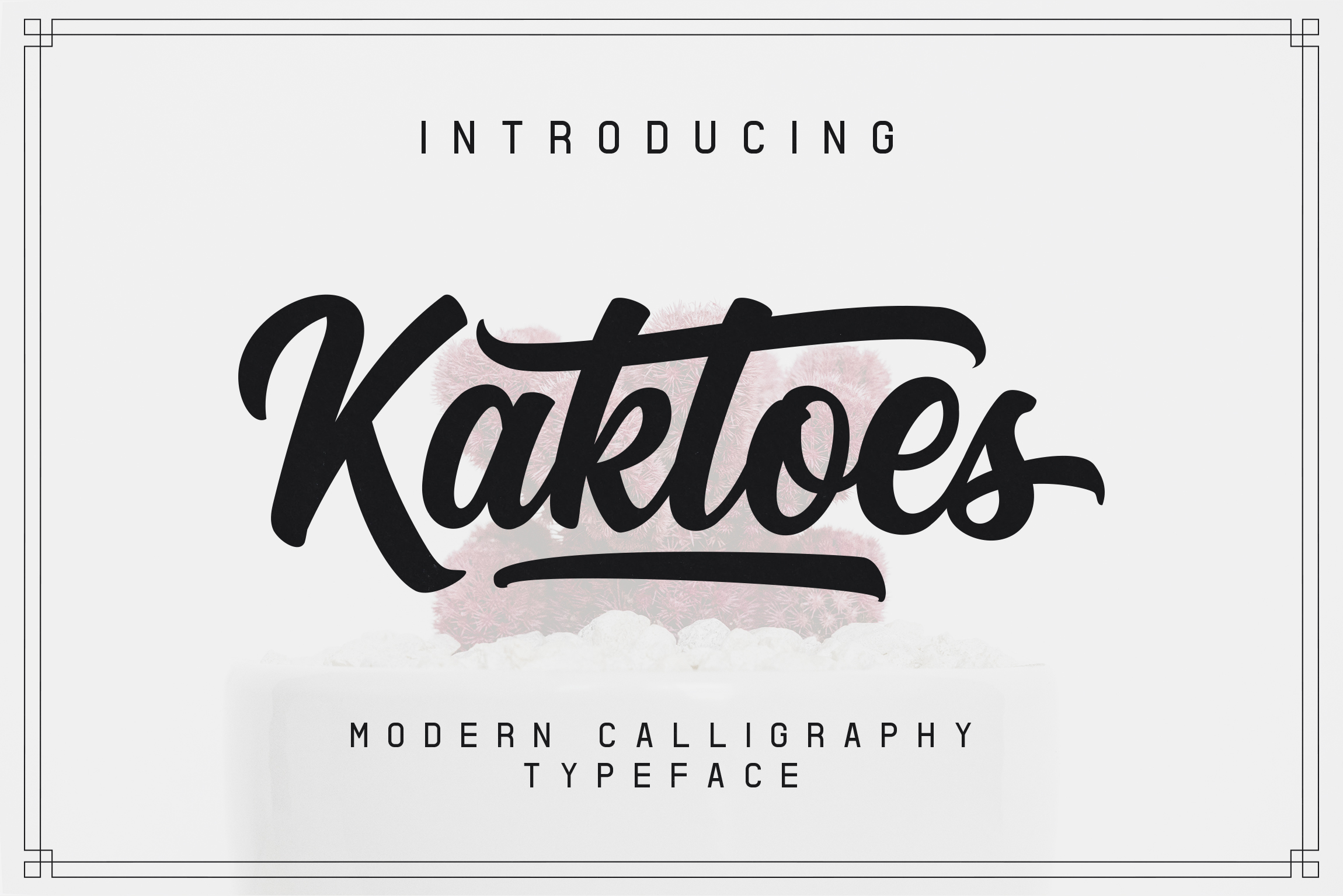 Kaktoes Font Poster 1