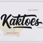 Kaktoes Font Poster 2