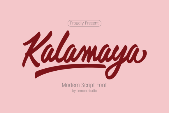 Kalamaya Font Poster 1