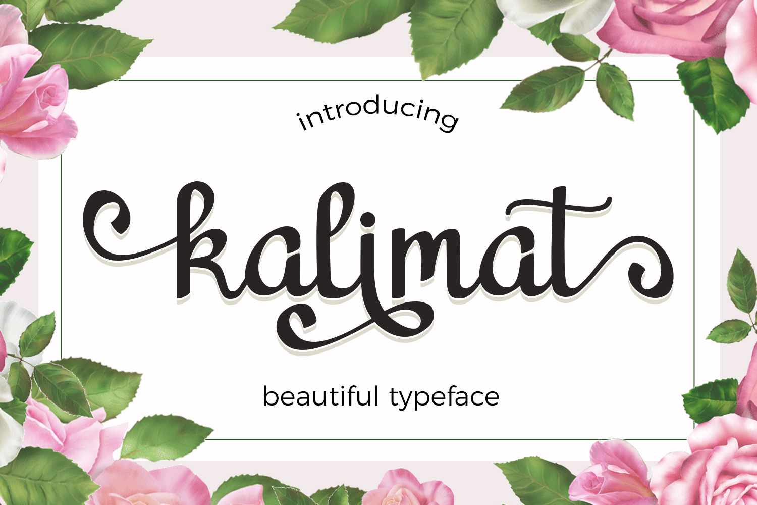 Kalimat Font Poster 1