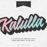 Kalulla Font Poster 1