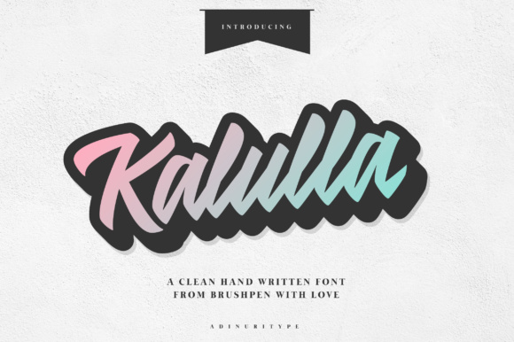 Kalulla Font Poster 1