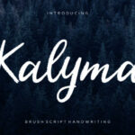 Kalyma Font Poster 1