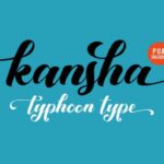 Kansha Font Poster 1
