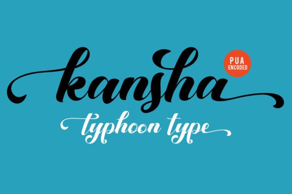 Kansha Font Poster 1