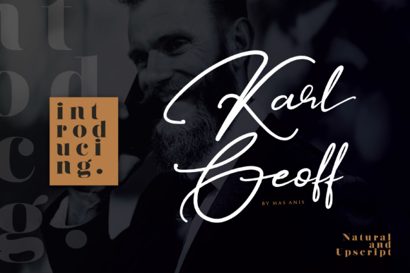 Karl Geoff Font Poster 1