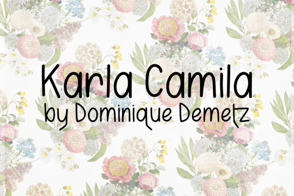 Karla Camila Font Poster 1