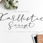 Karllistic Script Font Poster 1