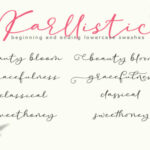 Karllistic Script Font Poster 3