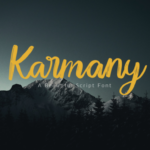 Karmany Font Poster 1