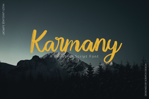 Karmany Font Poster 1