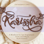 Karrisha Font Poster 1