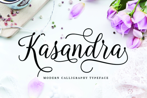 Kasandra Script Font Poster 1