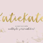 Katiekate Font Poster 1