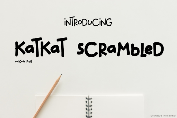 Katkat Scrambled Font