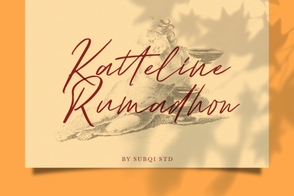 Katteline Rumadhon Font Katteline Rumadhon Font Poster 1