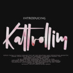 Kattrolim Font Poster 1