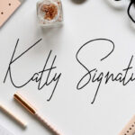 Katty Font Poster 1