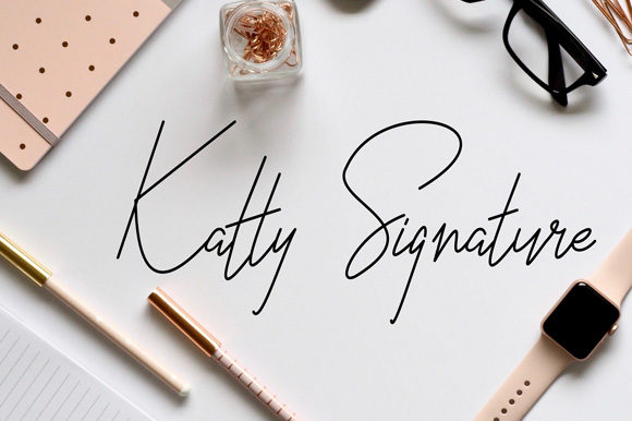 Katty Font Poster 1