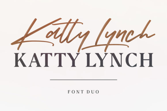 Katty Lynch Duo Font Poster 1