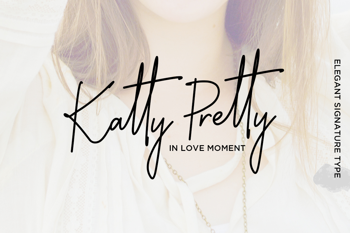 Katty Pretty Font Poster 1