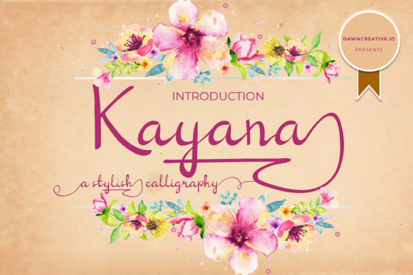 Kayana Script Font