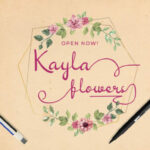 Kayana Script Font Poster 2