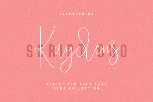 Kaydens Duo Font Poster 1
