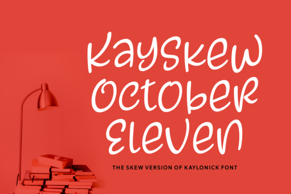 Kayskew October Eleven Font Poster 1