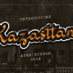 Kazasttan Font Poster 1