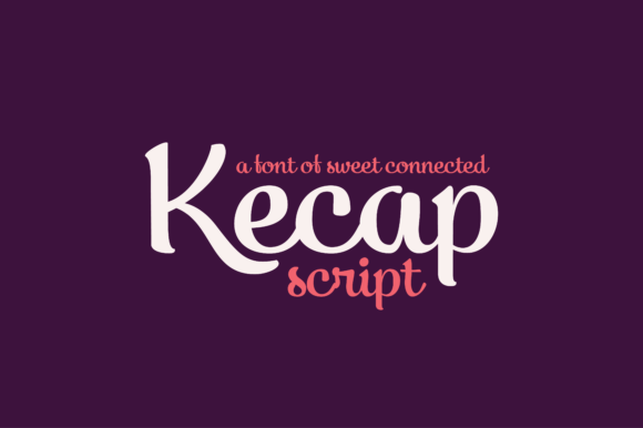 Kecap Script Font Poster 1