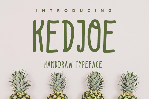 Kedjoe Font Kedjoe Font Poster 1