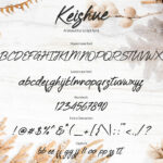Keishue Font Poster 5
