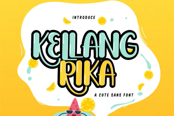 Kellang Rika Font Poster 1