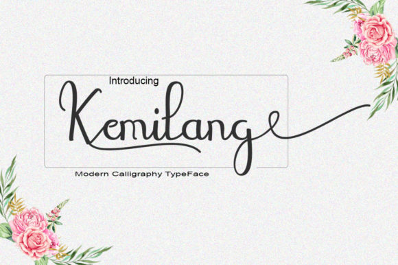 Kemilang Font Poster 1