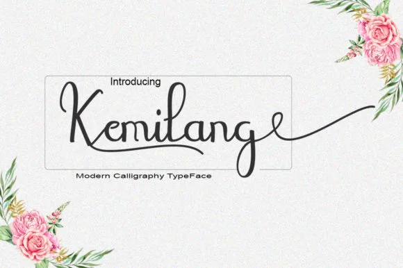 Kemilang Font Kemilang Font Poster 1