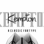 Kempton Duo Font Poster 1