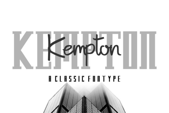 Kempton Duo Font Poster 1