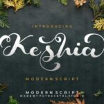 Keshia Font Poster 1