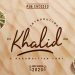 Khalid Font Poster 1