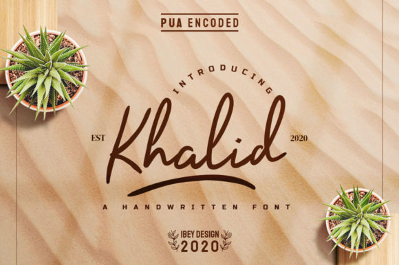 Khalid Font Poster 1