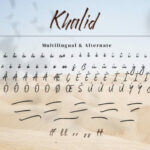 Khalid Font Poster 11