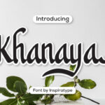 Khanaya Font Poster 1